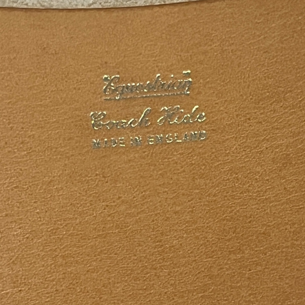 VINTAGE COACH HIDE EQUESTRIAN SHOULDER BAG - Picture 7 of 9